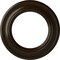 Ekena Millwork Holmdel Ceiling Medallion (Fits Canopies up to 12 7/8"), 20 7/8"OD x 12 7/8"ID x 1"P, Bronze CM20HOBZS - alternate 1